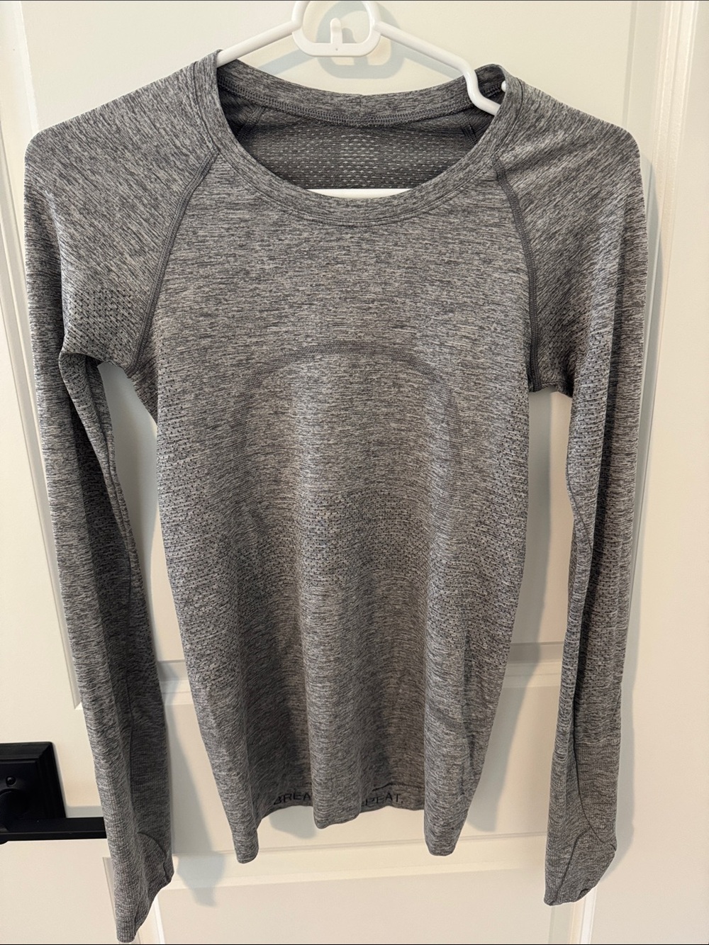 lululemon athletica Grey Seamless Long Sleeve Top